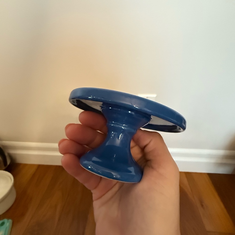 Blue Ceramic cupcake Stand